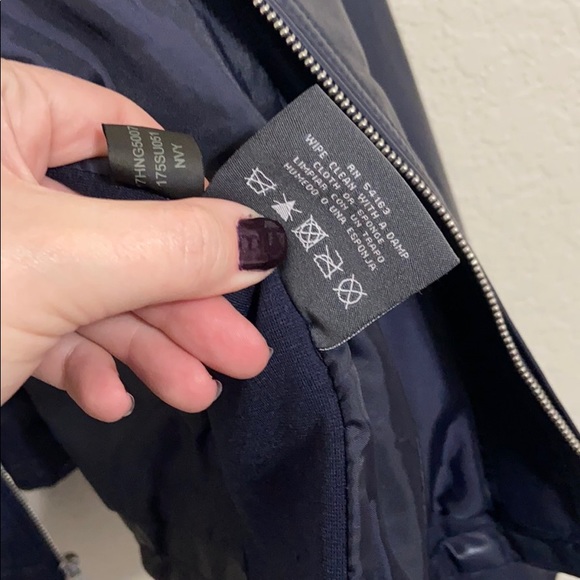 Kenneth Cole Faux-leather Motorcycle Jacket sz XXL - Picture 10 of 10